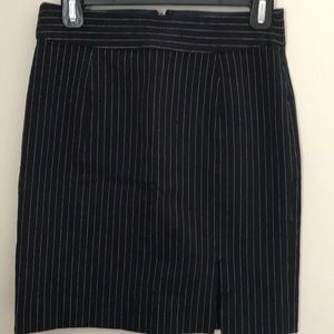 Pinstripe skirt